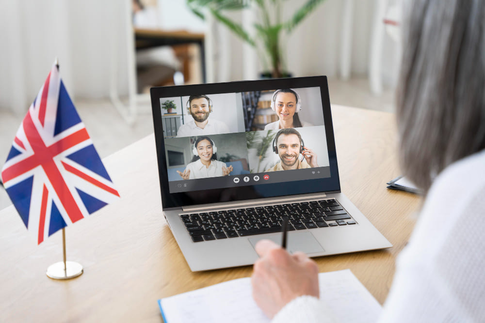Clase de inglés online